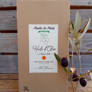 Huile d'olive de Nyons AOP - 3 litres
