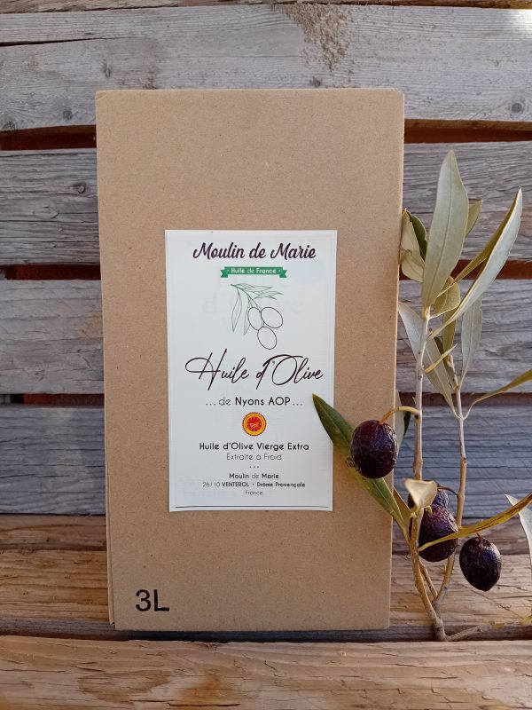 Huile d'olive de Nyons AOP - 3 litres