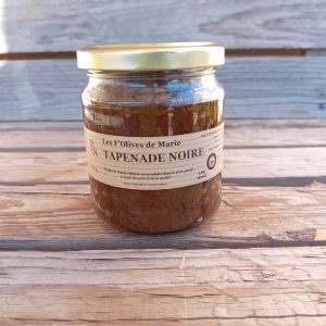 Pot de tapenade d'olive noire, 180g